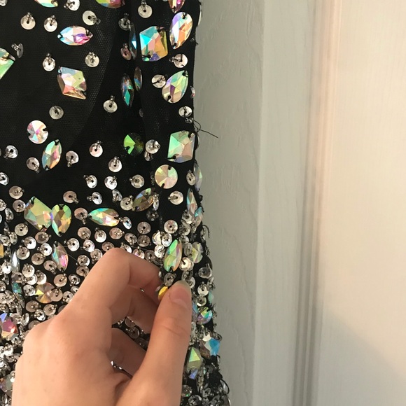 Envious Couture Prom Dress Size 10 - Picture 3 of 8